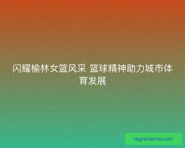 闪耀榆林女篮风采 篮球精神助力城市体育发展