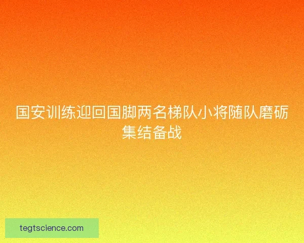 国安训练迎回国脚两名梯队小将随队磨砺集结备战